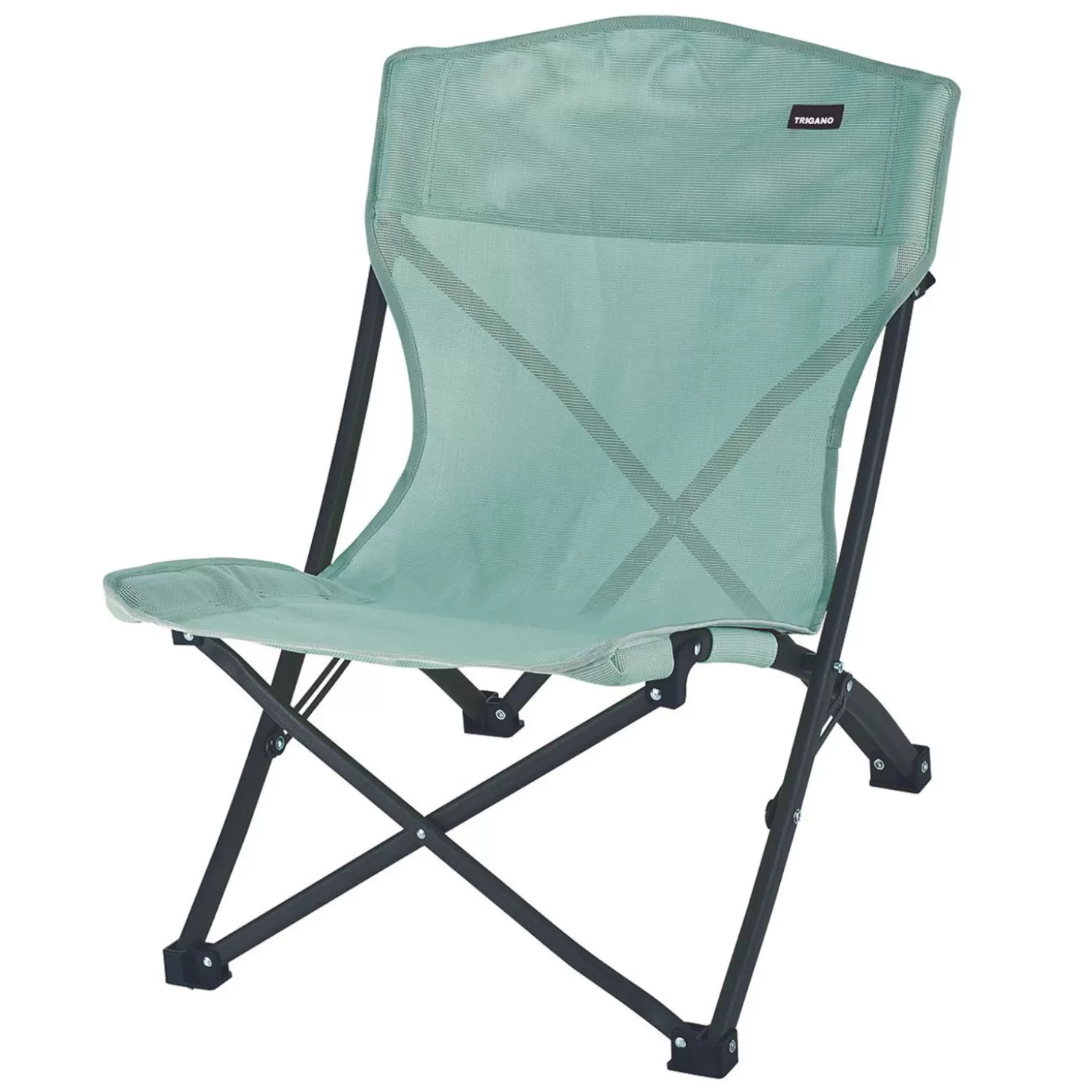 Trigano Chaise Plage Pliante Vert Gris< Chaise De Camping