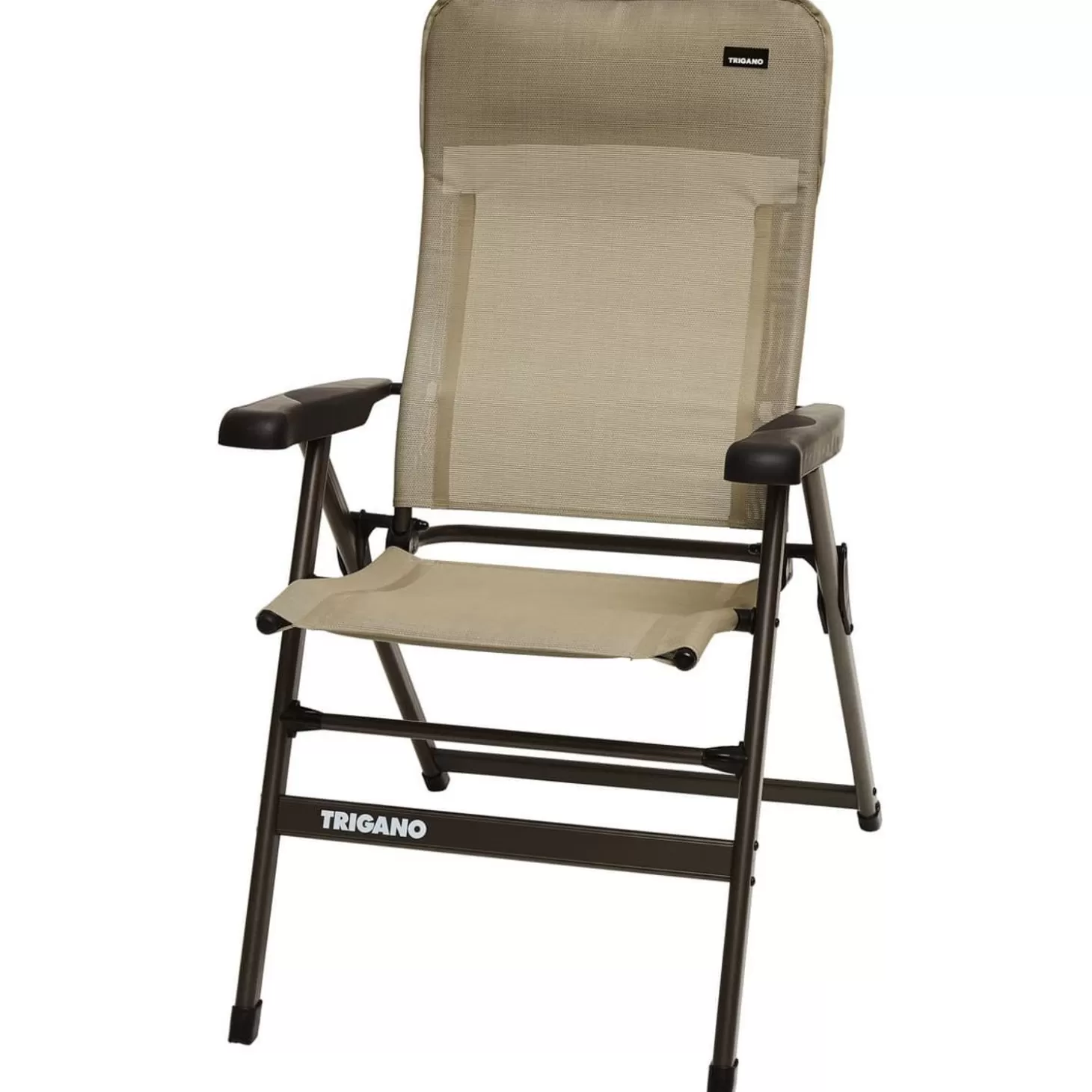 Trigano Fauteuil Alu Dossier Bas Slim Moka< Fauteuil De Camping