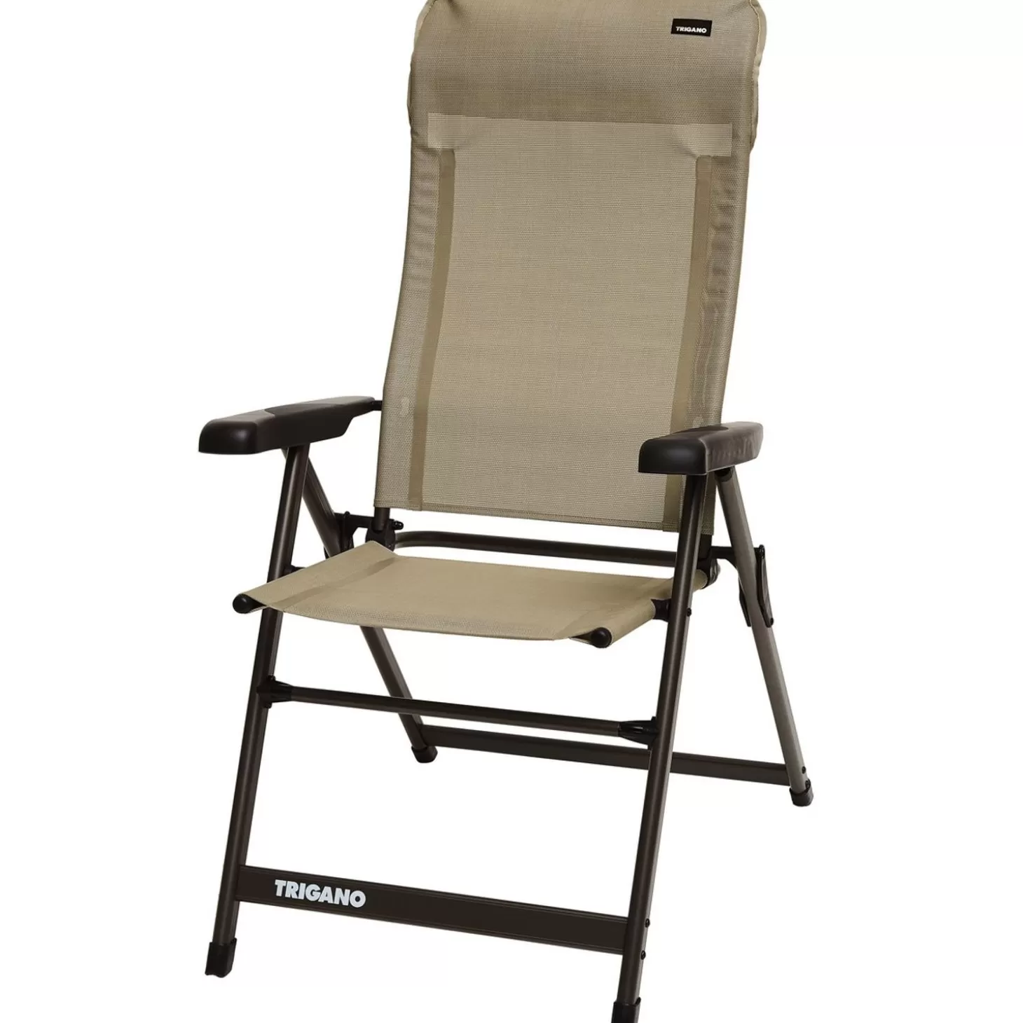 Trigano Fauteuil Camping Alu Dossier Haut Slim Moka< Fauteuil De Camping