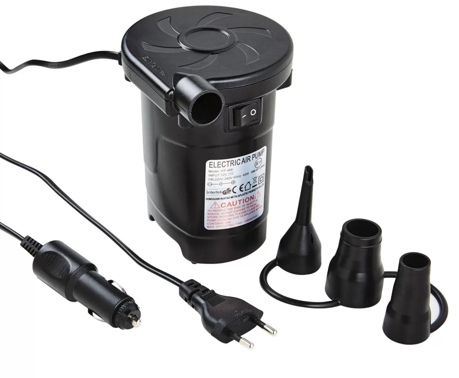 Trigano Gonfleur Electrique Duo 12V/220V< Couchage