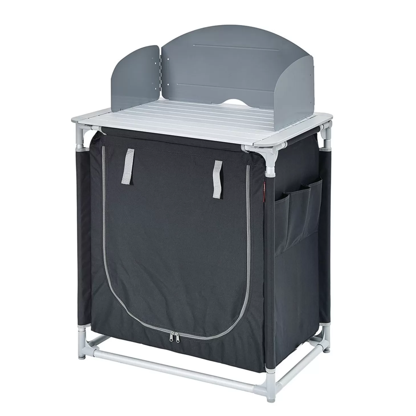 Trigano Meuble De Cuisine Simple Gris/Noir< Meuble Cuisine De Camping