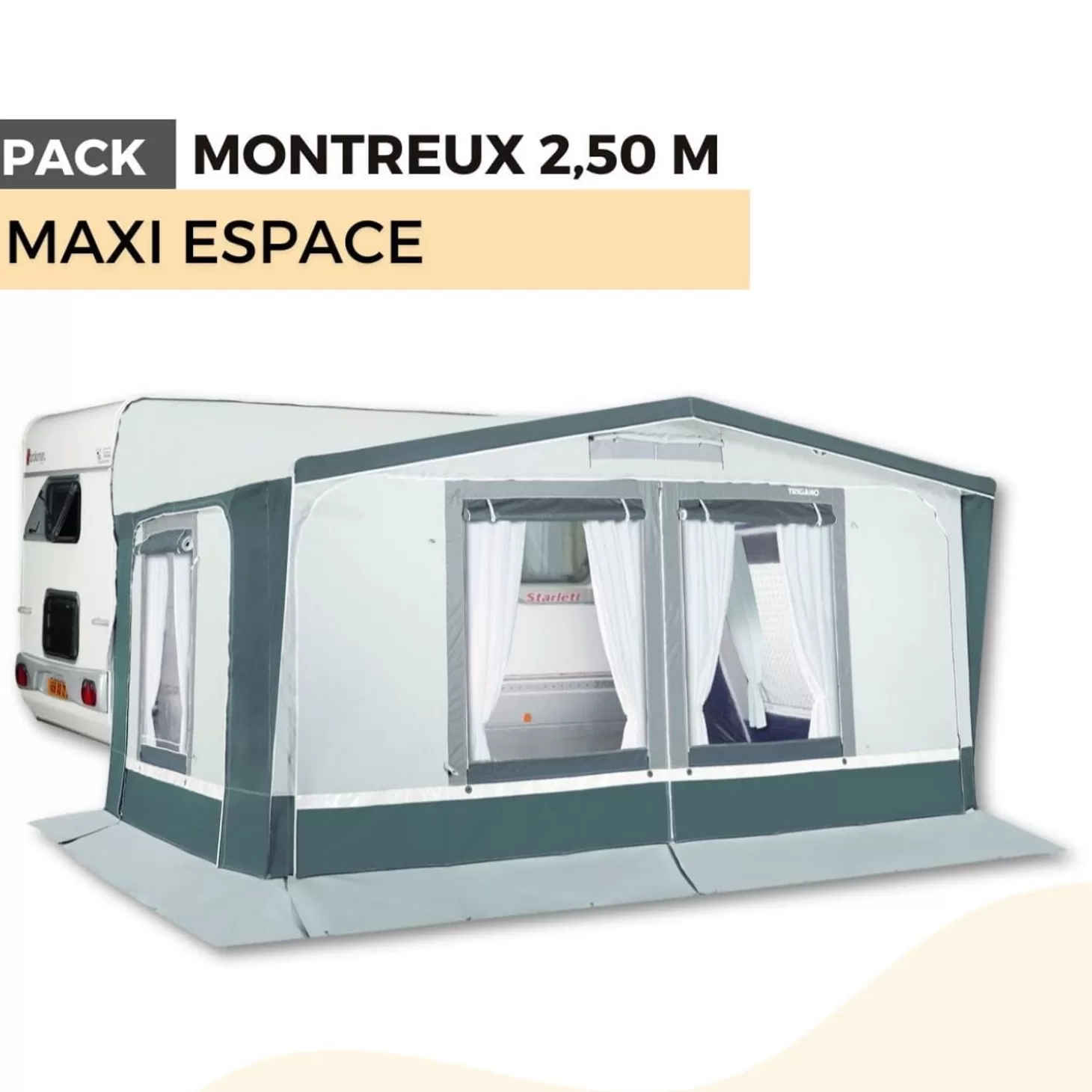 Trigano Pack Auvent Montreux 2,50M - Maxi Espace< Bons Plans