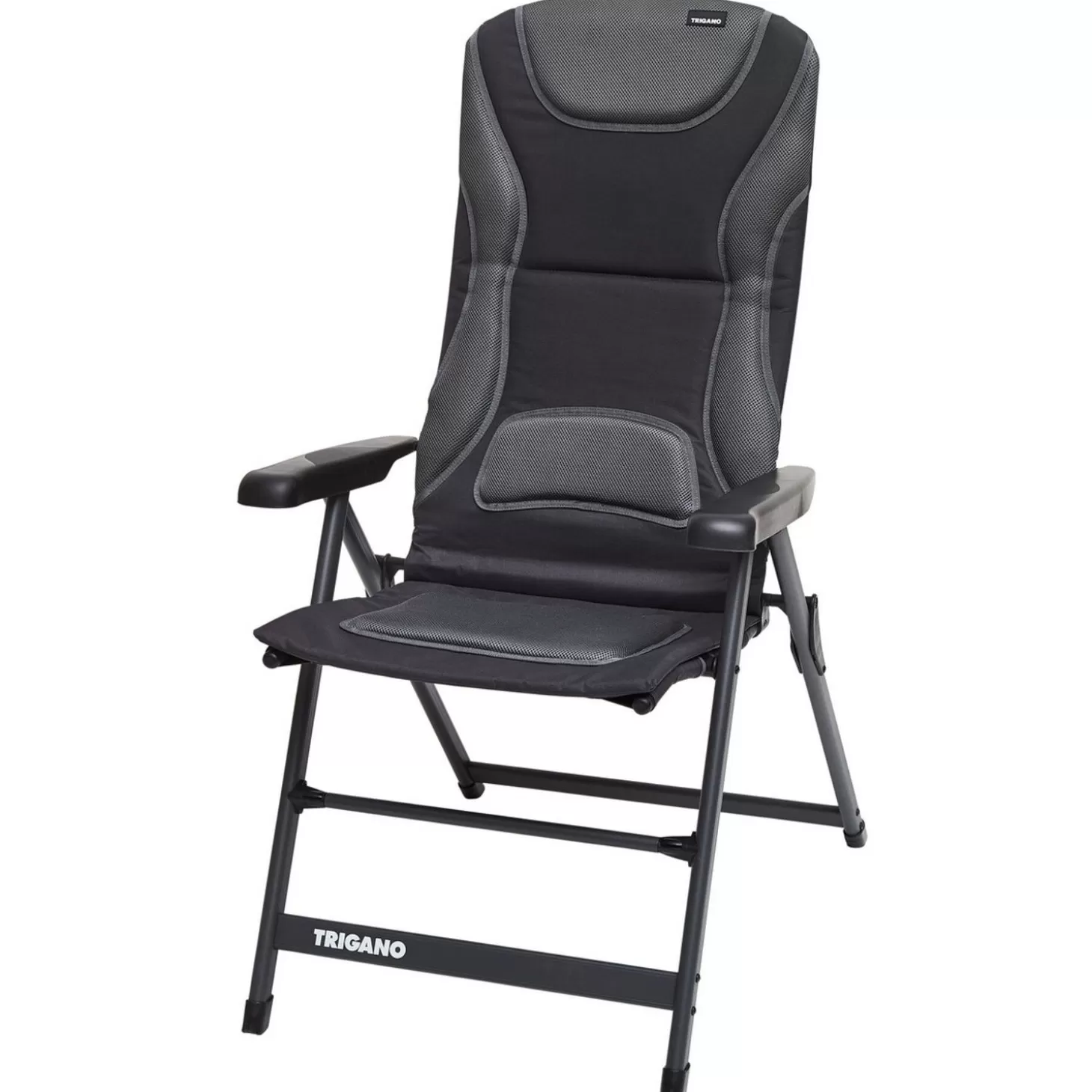 Trigano Pack Fauteuil Camping Graphite Matelasse + Repose-Pied< Bons Plans
