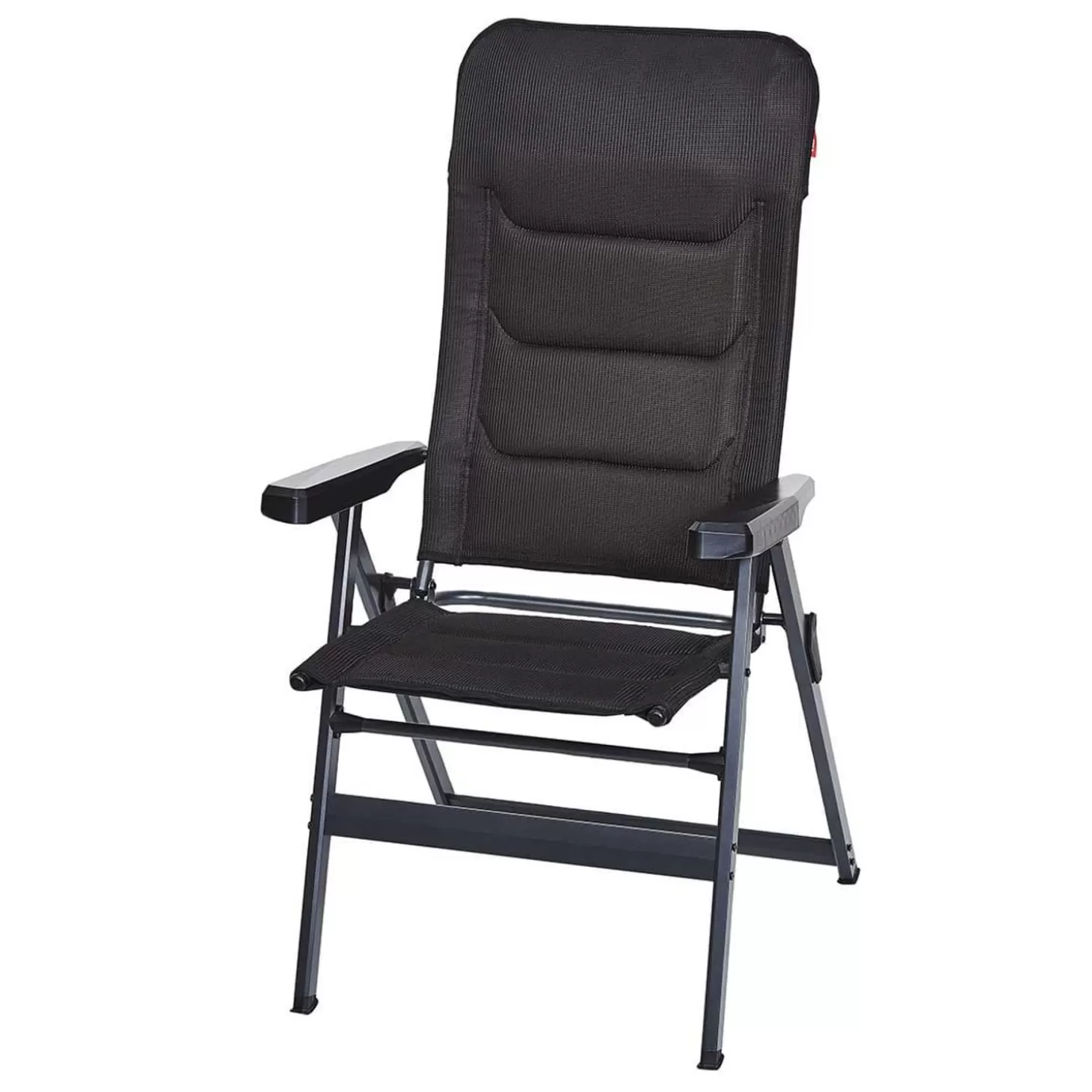 Trigano Pack Fauteuil Camping Premium Noir + Repose-Pied< Bons Plans