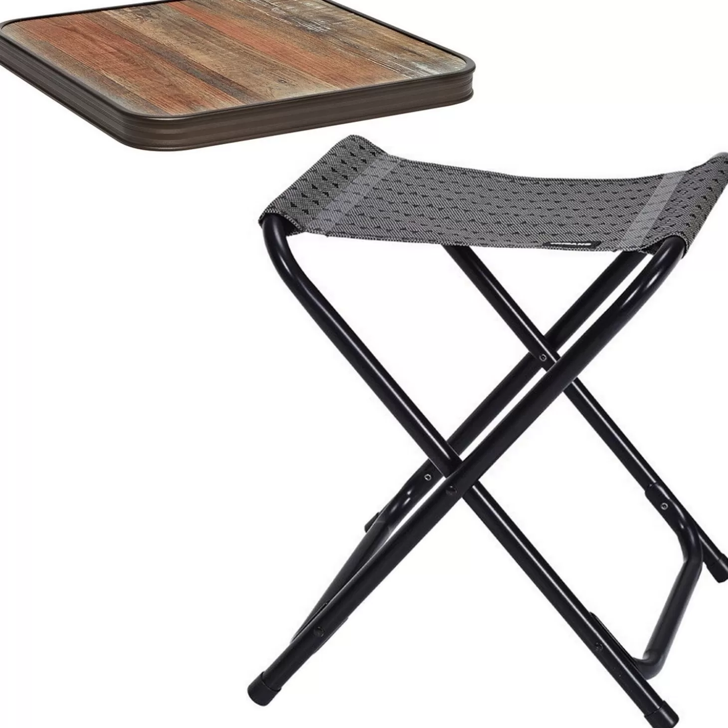 Trigano Pack Table D'Appoint Cocoon - Bois Flotte< Chaise De Camping