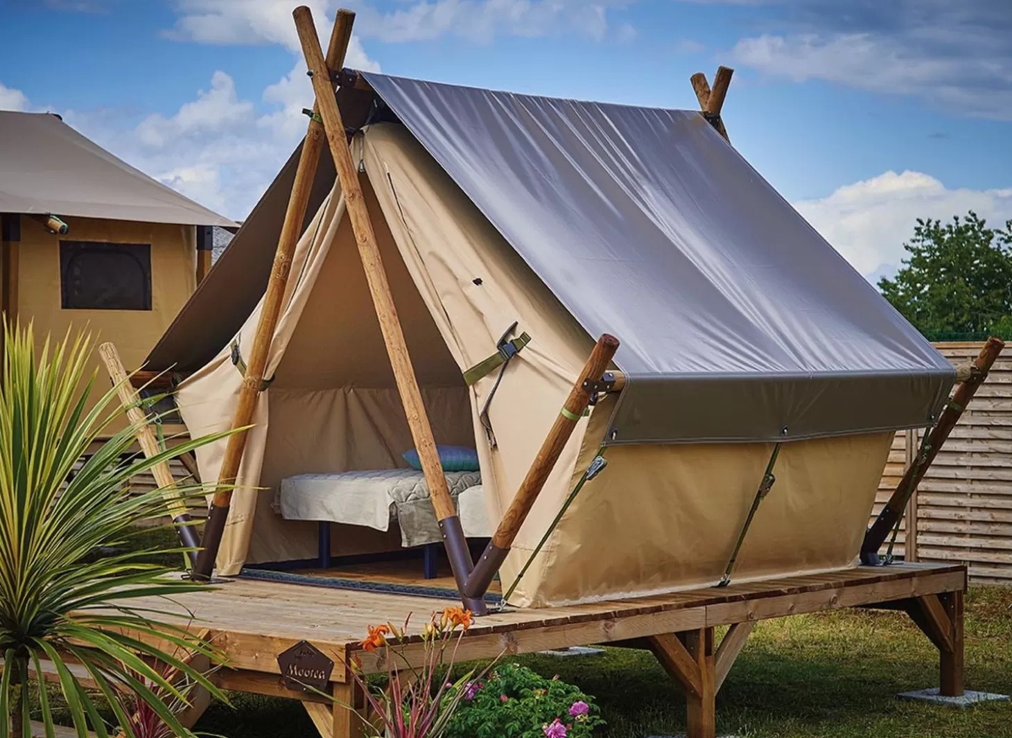 Trigano Tente Lodge 2 Places Moorea - < Tente Camping 2 Places